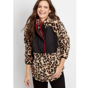 Leopard Print Sherpa